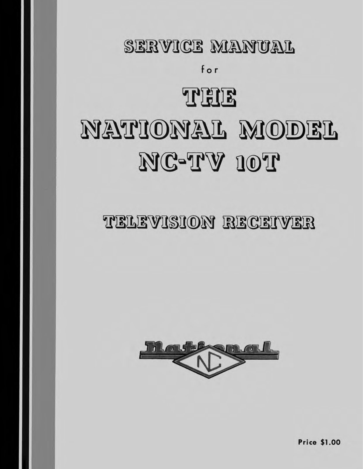 National NCTV-10 Schematic