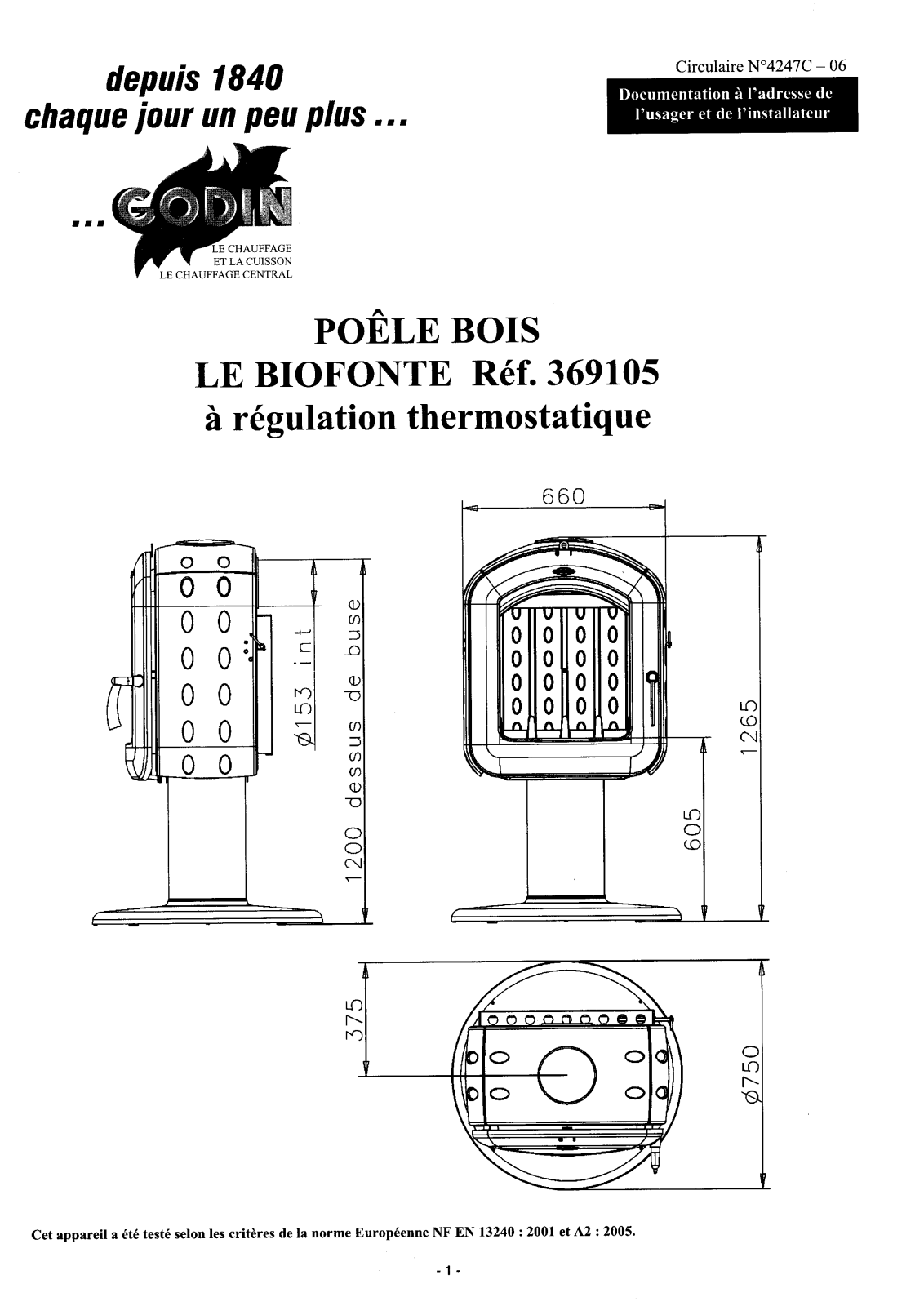 GODIN 369105 User Manual - ManualMachine.com