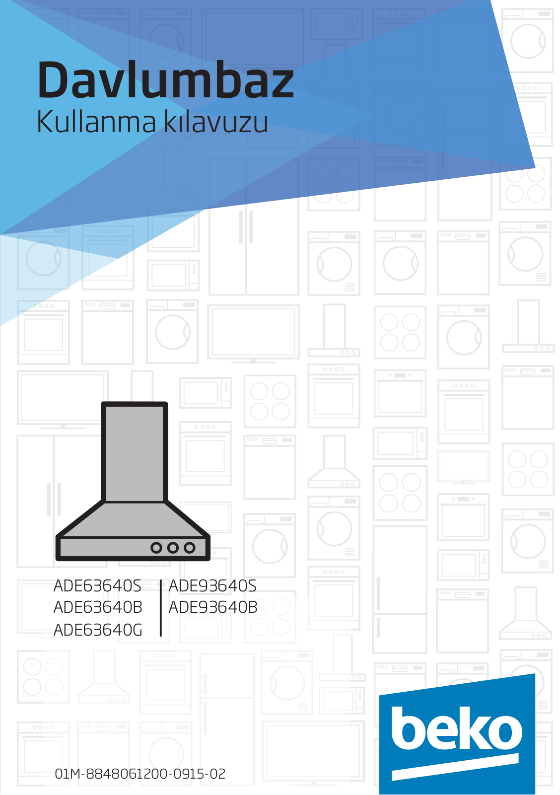 Beko ADE63640S, ADE63640B, ADE63640G, ADE93640S, ADE93640B User manual