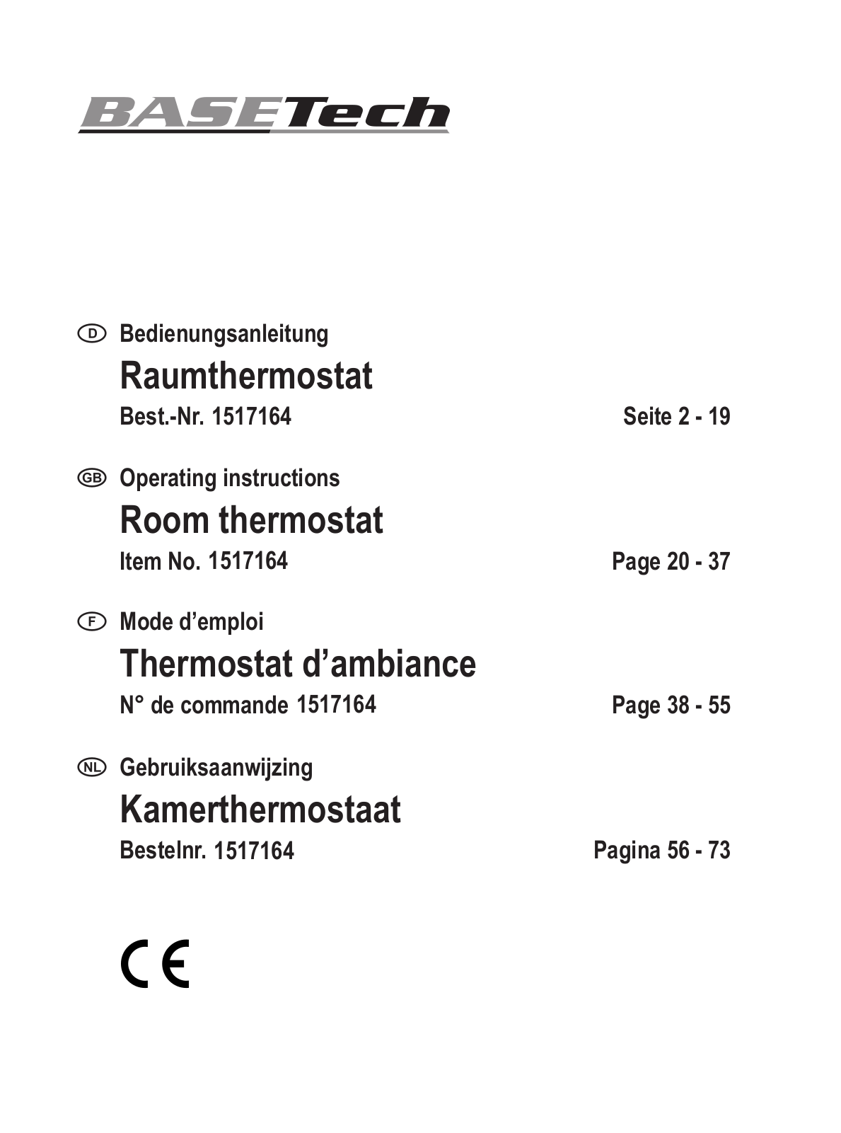 Basetech TS108 User guide