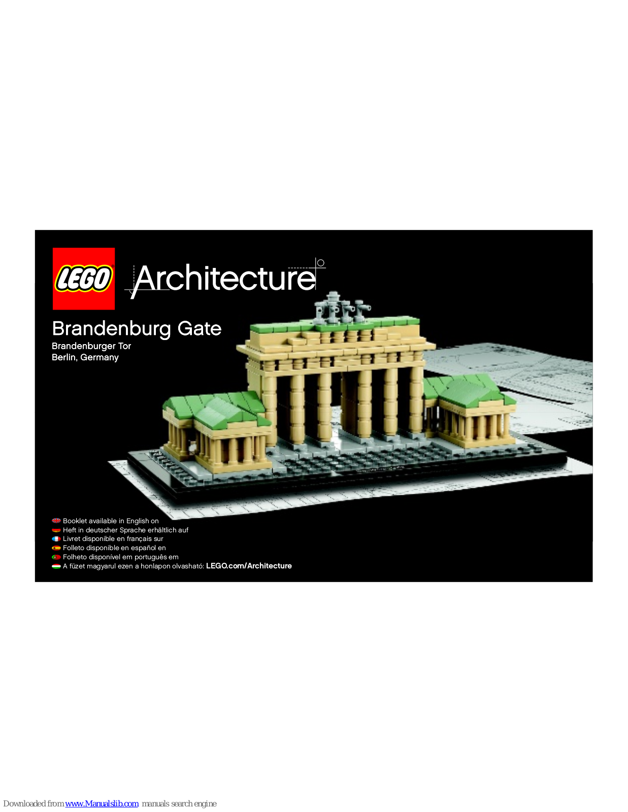 LEGO Brandenburg Gate Instructions Manual