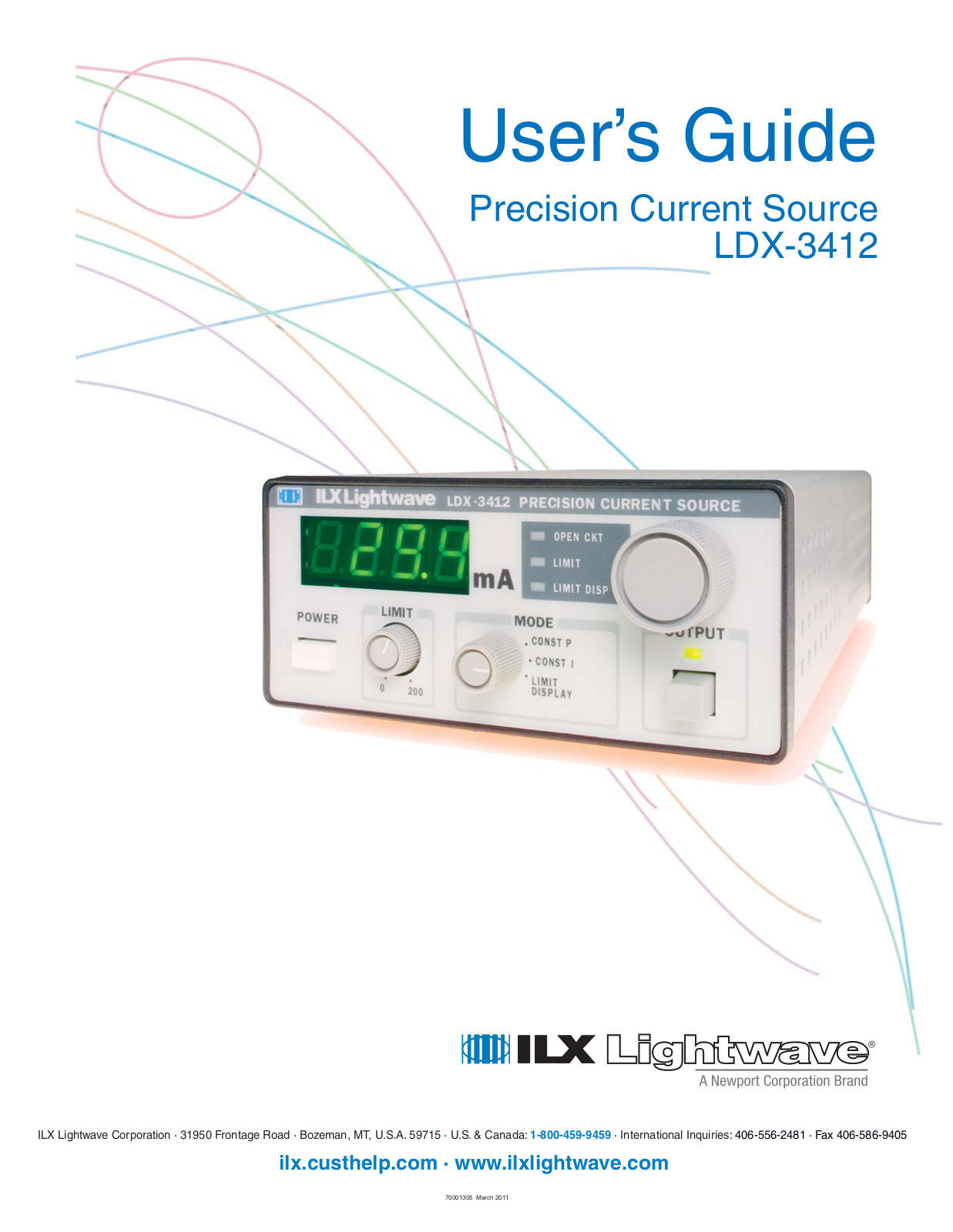 Ilx lightwave LDX-3412 User Manual