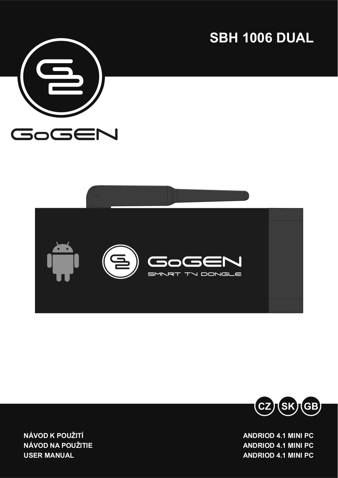 GoGen SBH 1006 User Manual