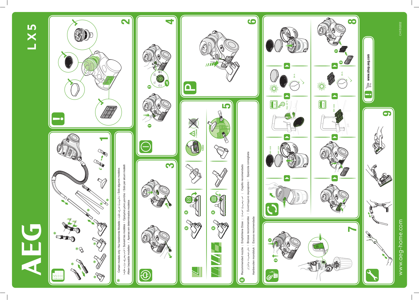 AEG LX5-2-4DB operation manual