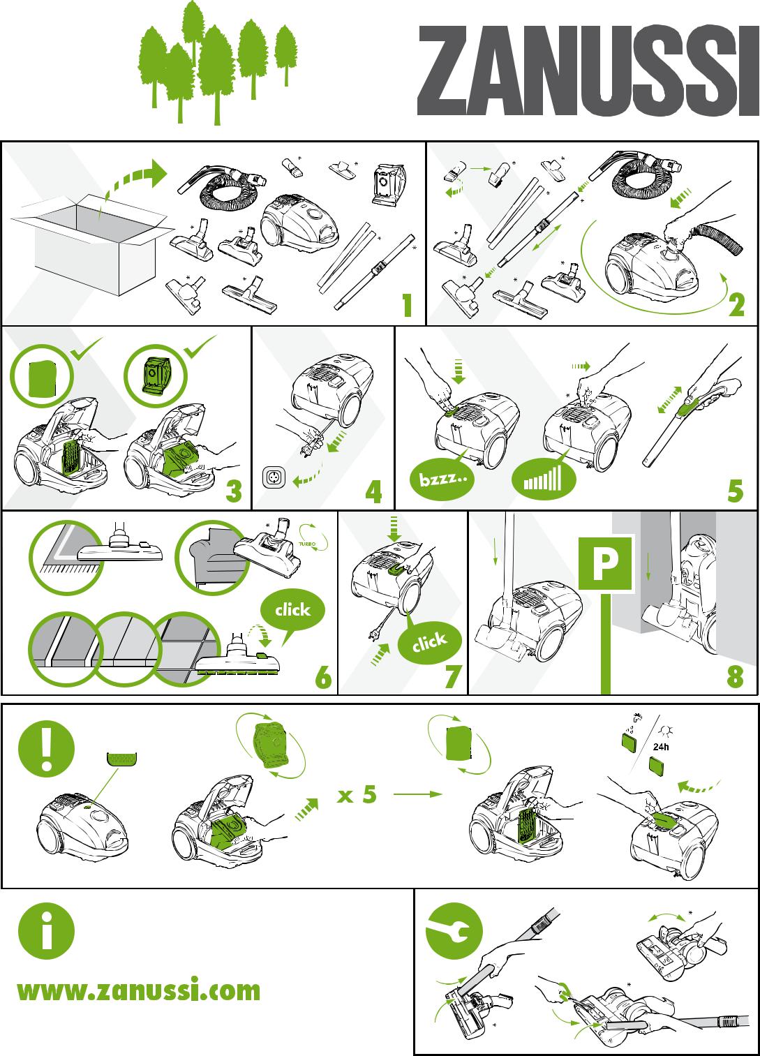 Zanussi ZAN2400EL User Manual