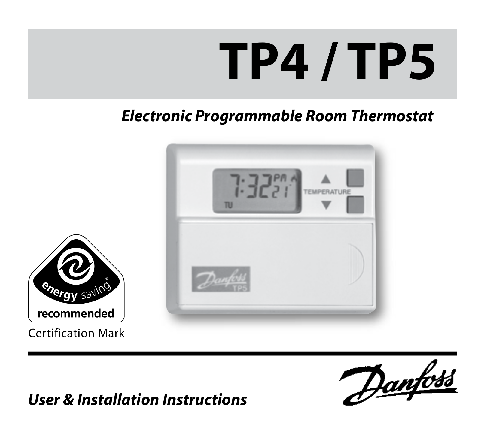 Danfoss TP4, TP5 User Manual