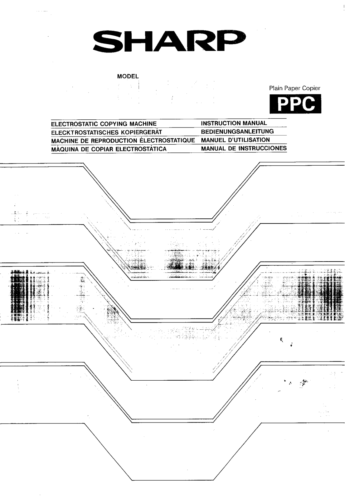 Sharp SF-741 User Manual