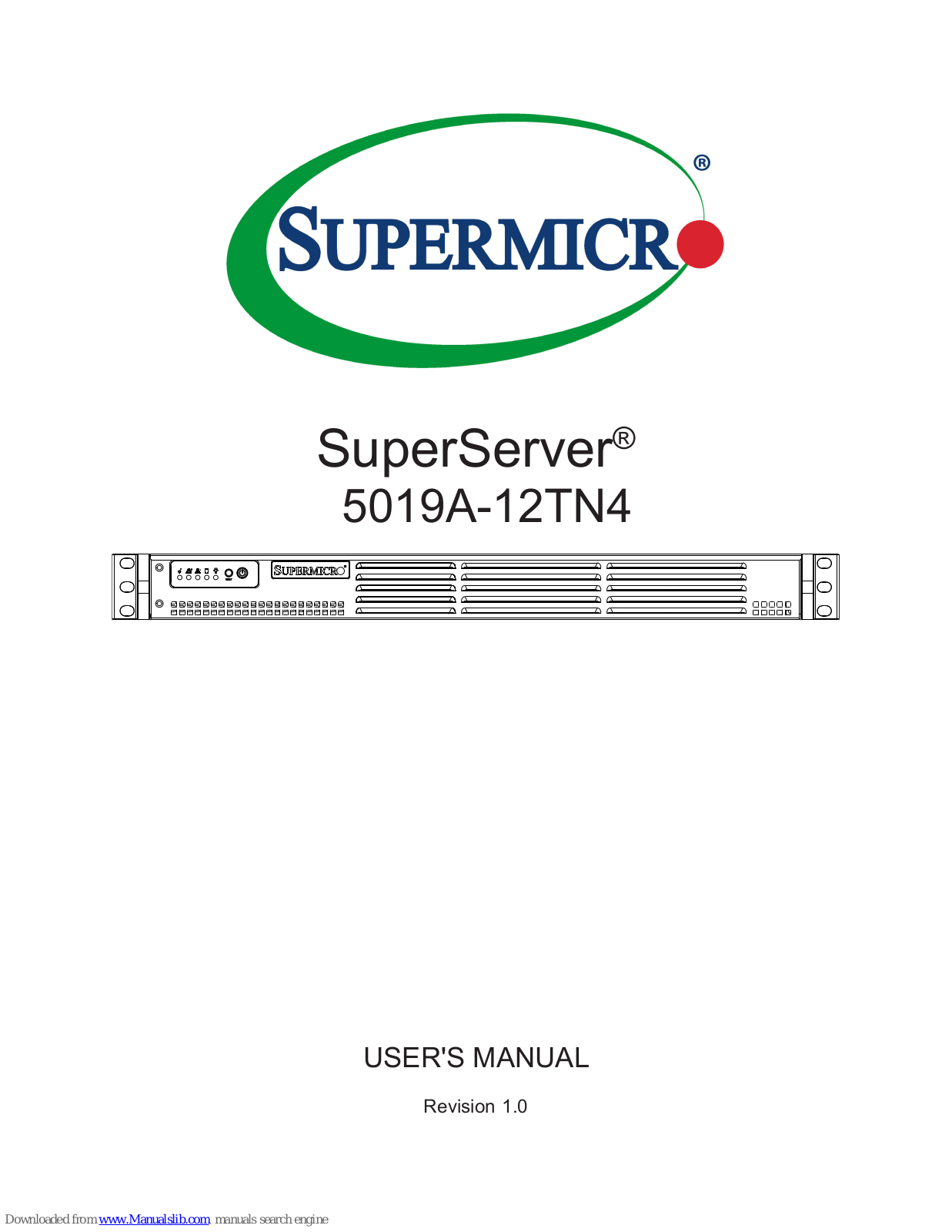 Supermicro SuperServer 5019A-12TN4 User Manual