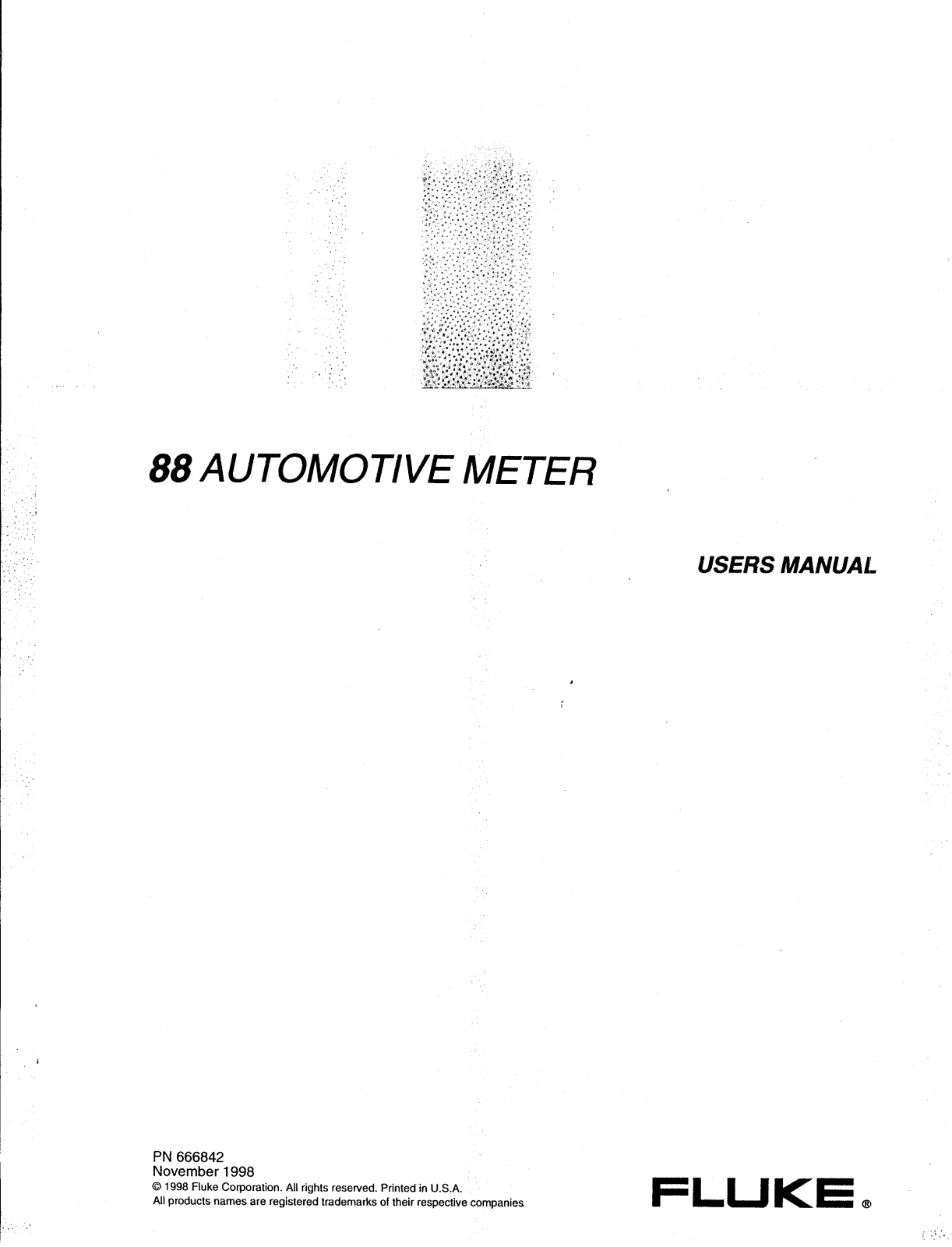 Fluke 88 User Manual