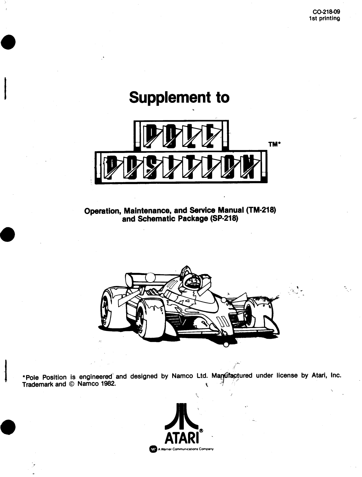 ATARI CO-218-09 User Guide