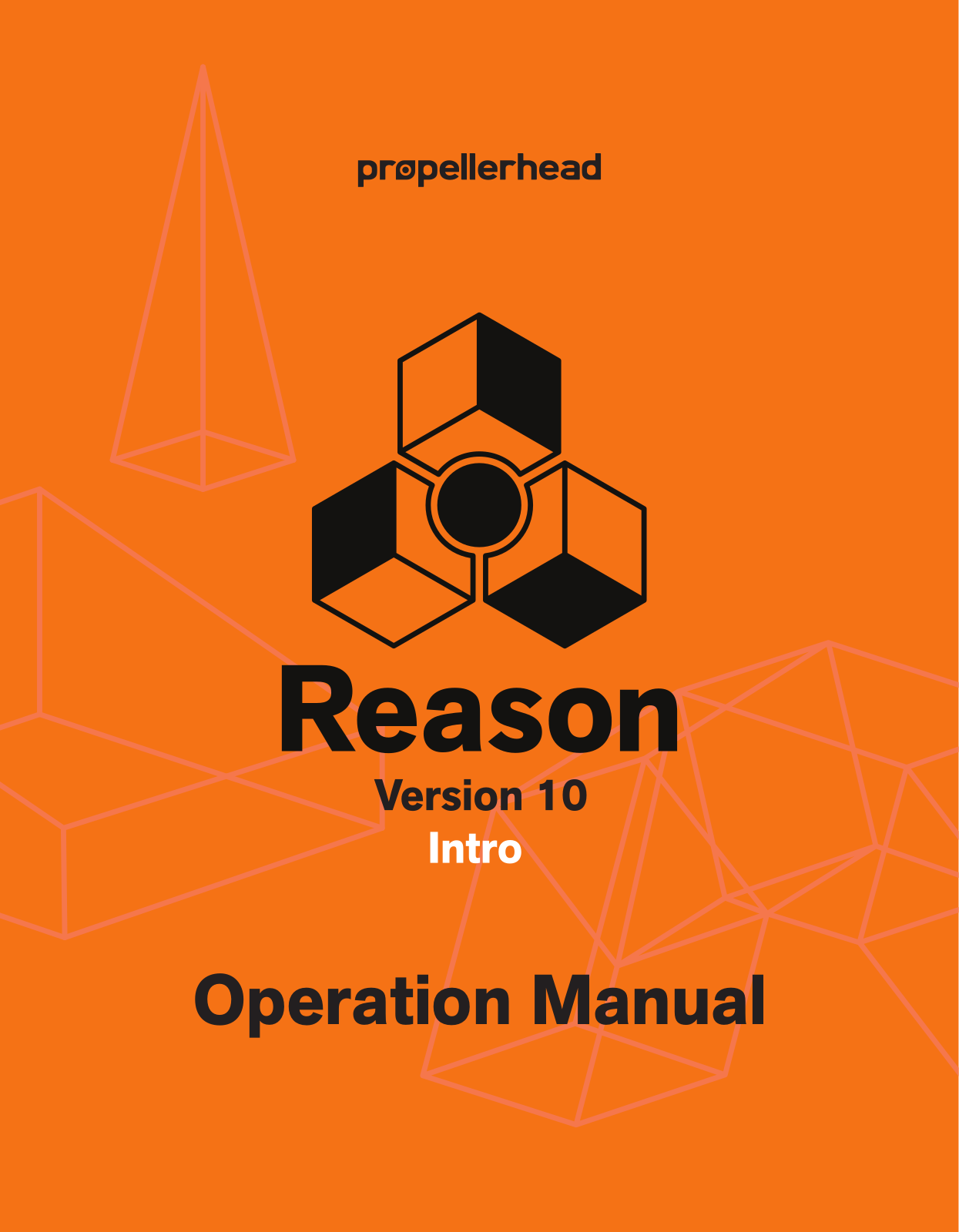 Propellerhead Reason Intro - 10.2 Instruction Manual