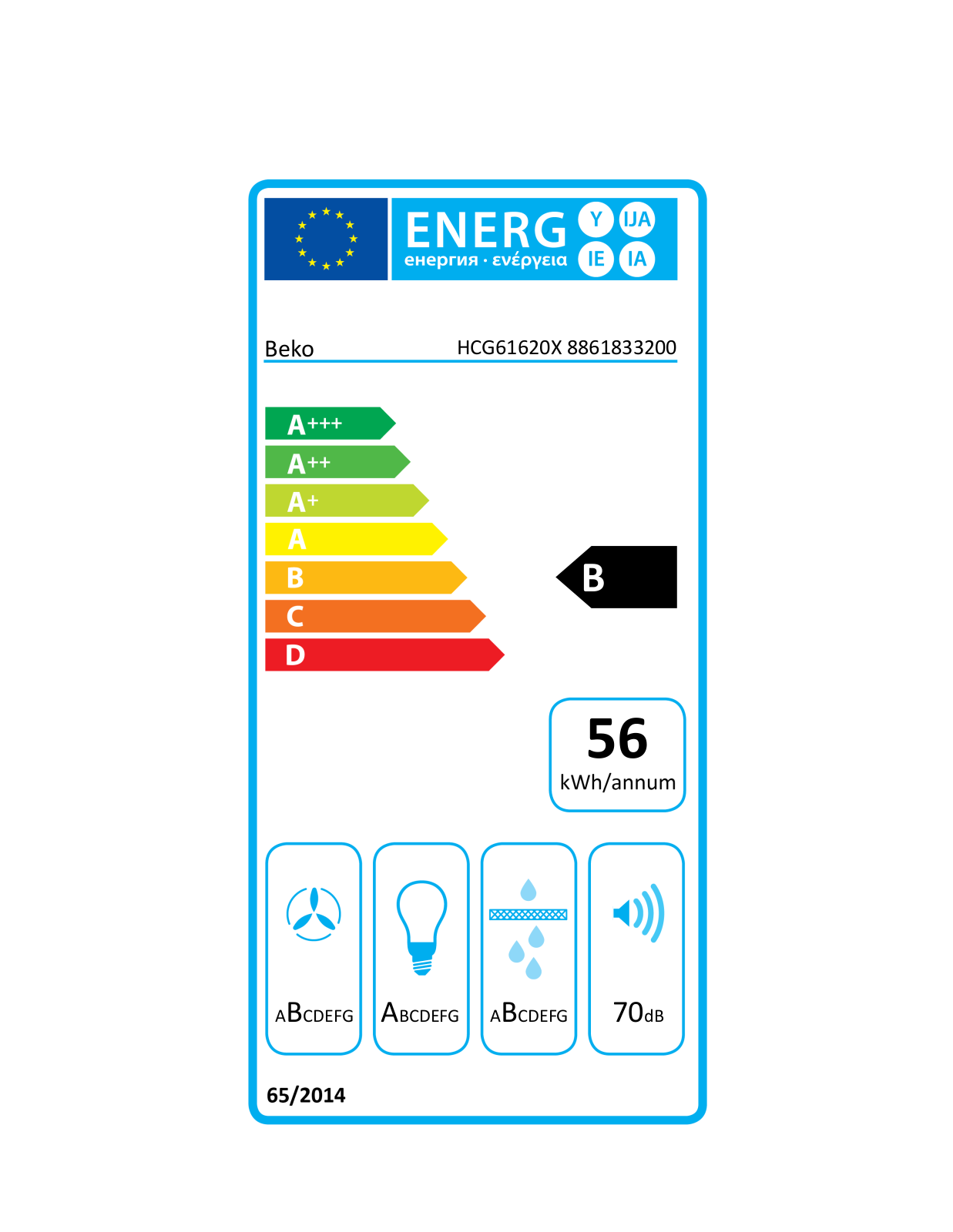 Beko HCG61620X User Manual