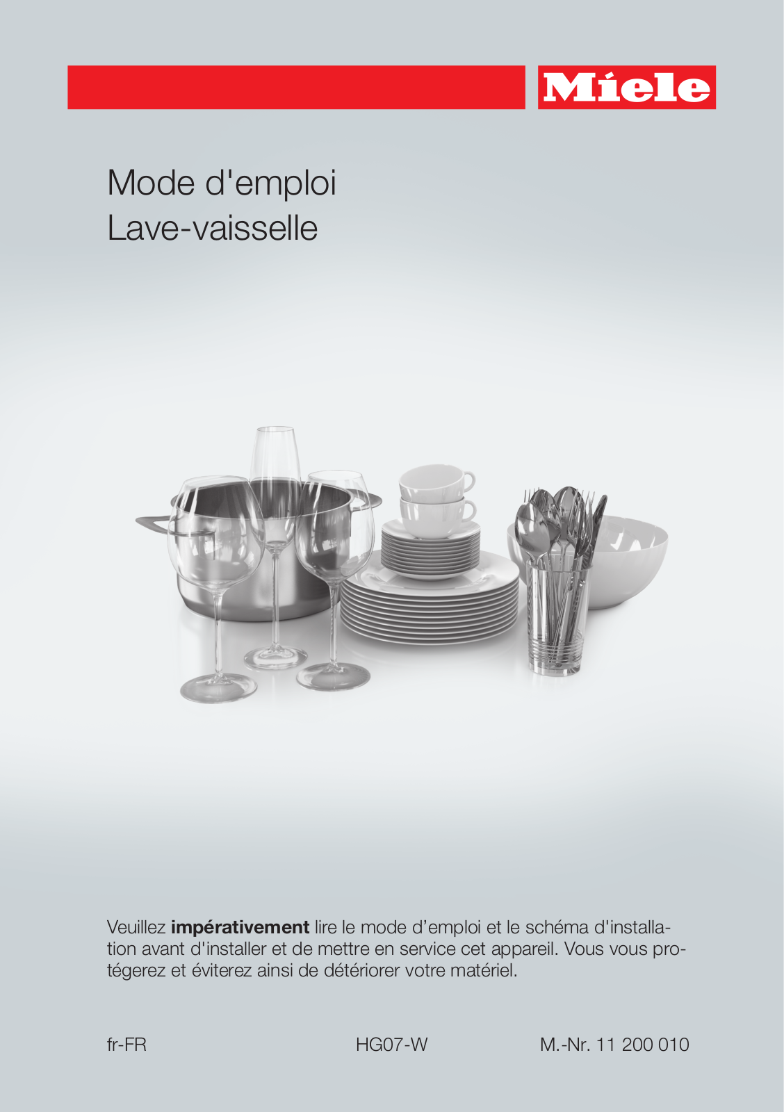 Miele G 7360, G 7362, G 7365, G 7367 User Manual