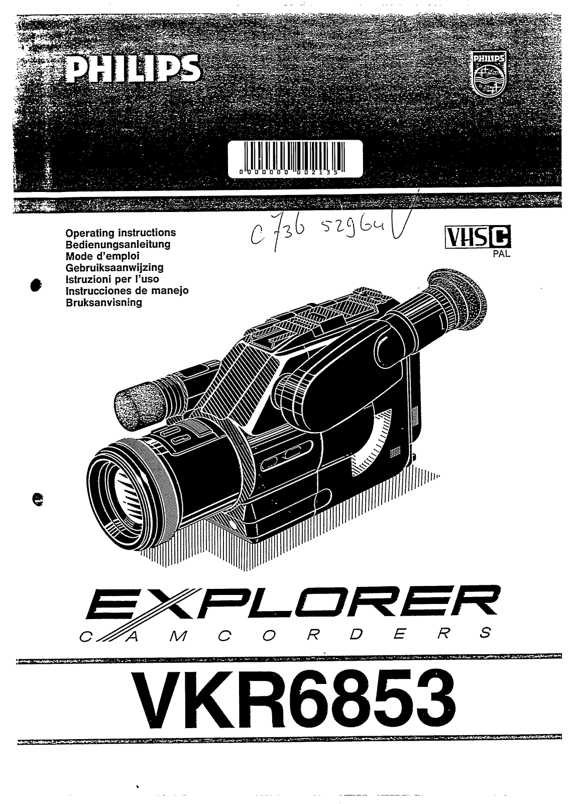 Philips VKR6853/21, VKR6853 User Manual