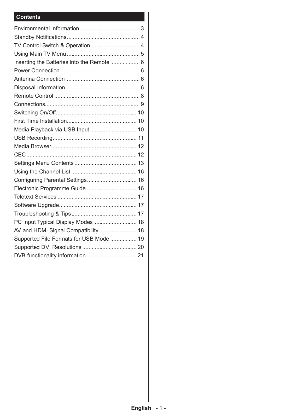 Salora 22FLB6500 User manual