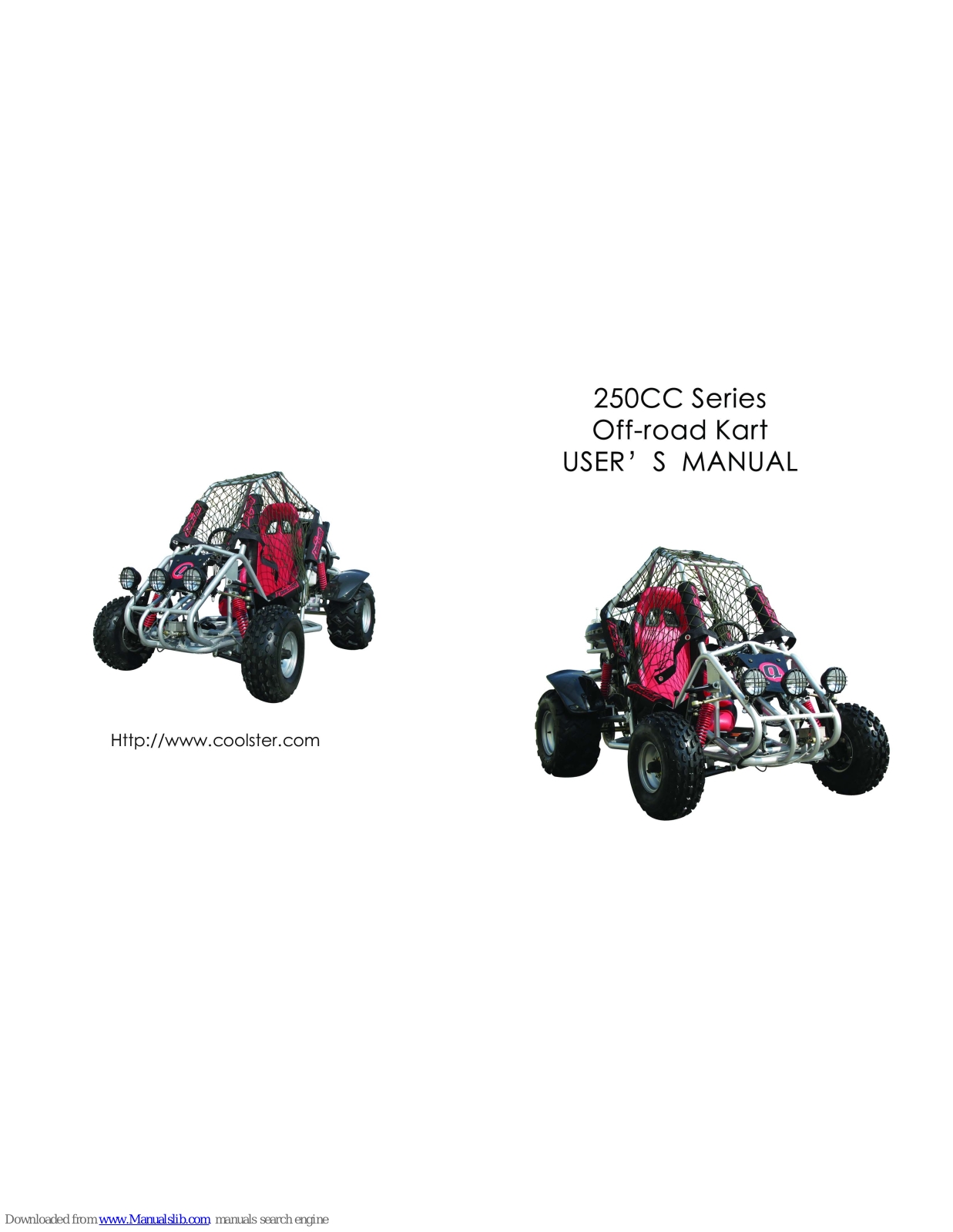 Coolster 250CC Series User Manual