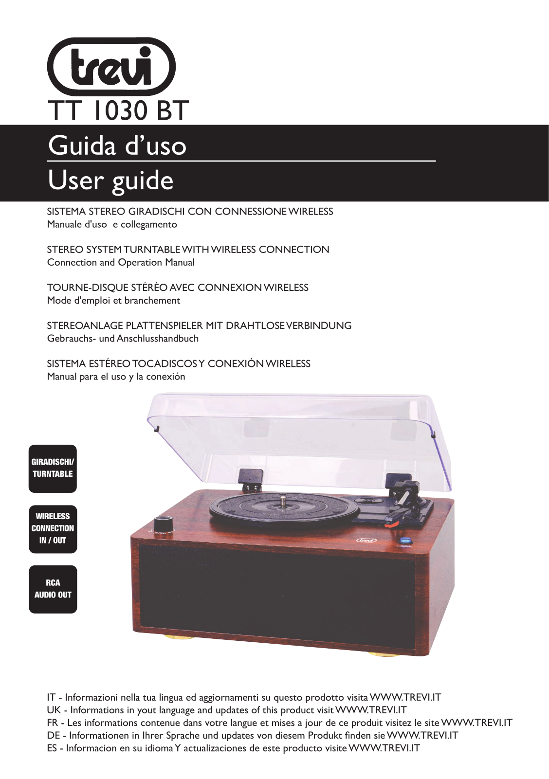 Trevi TT 1030 BT User guide - ManualMachine.com