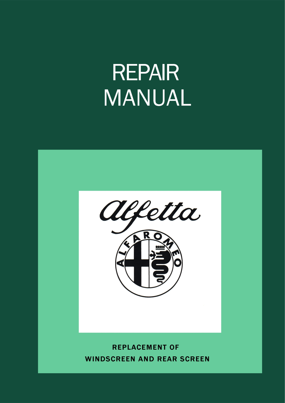 Alfa Romeo Alfetta 1982 User Manual