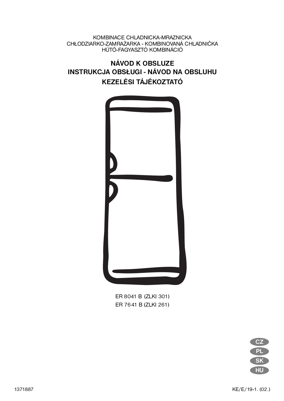 Electrolux ER 8041 B, ER 7641 B User Manual - ManualMachine.com