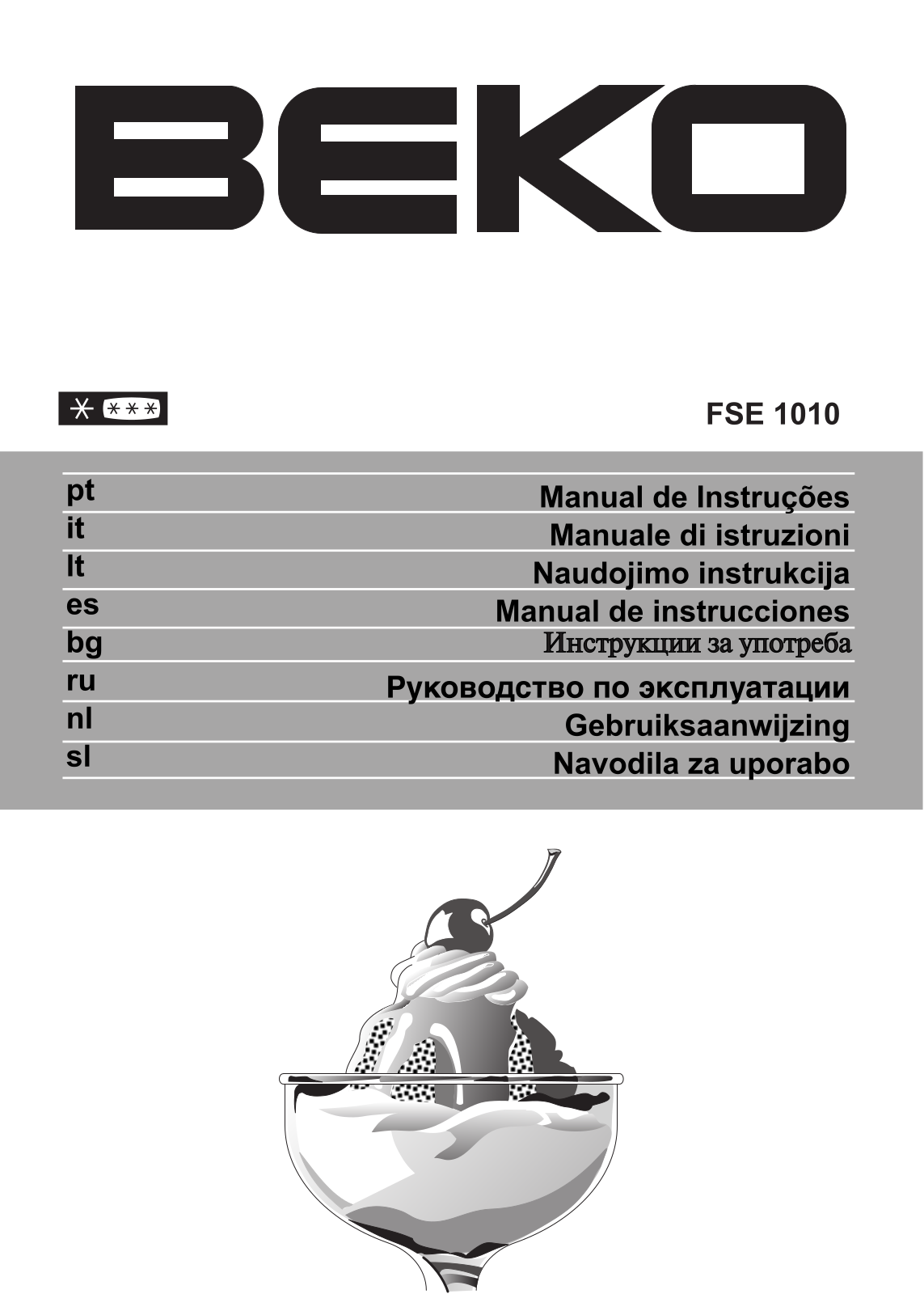 Beko FSE 1010 User Manual