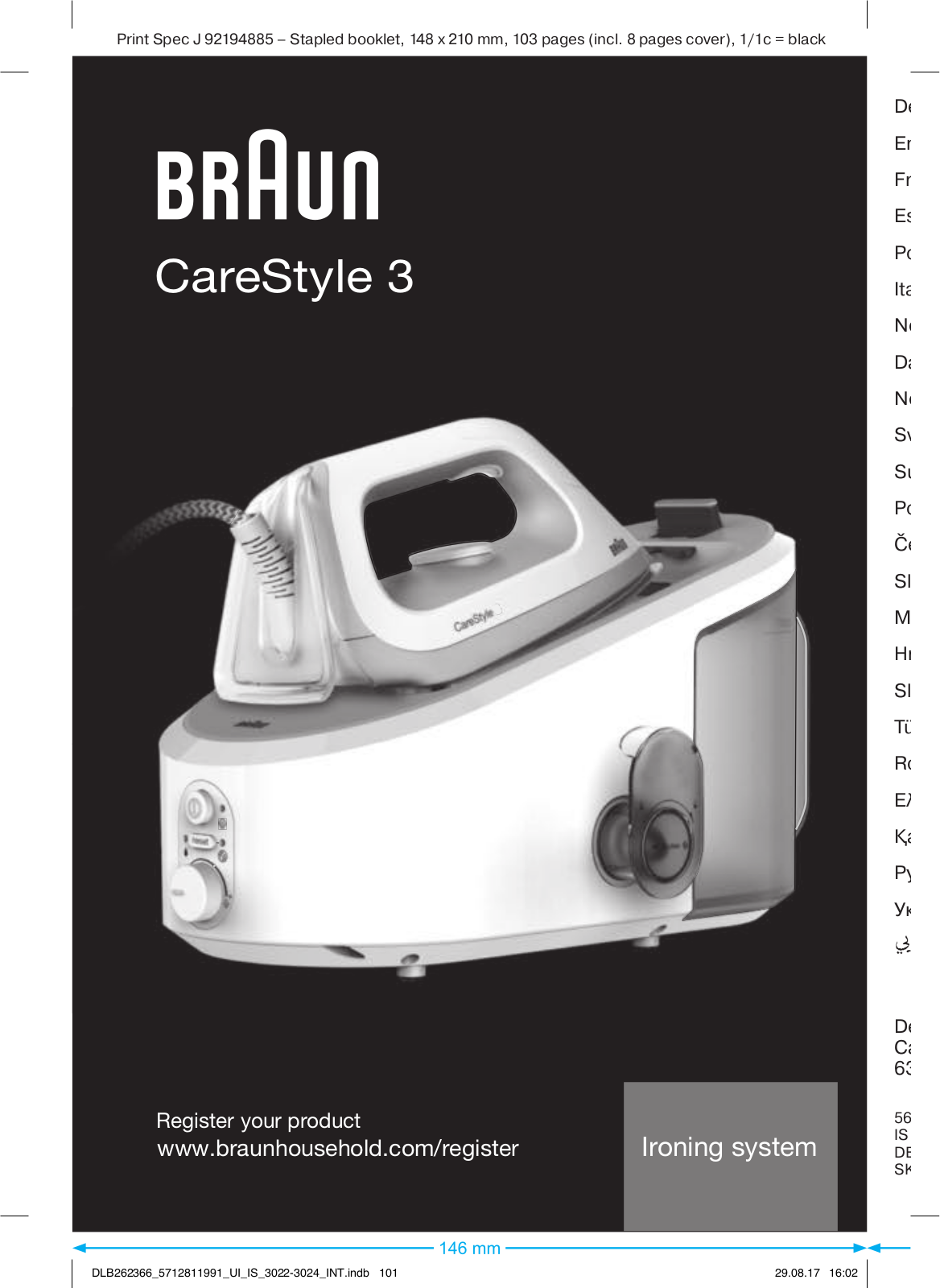 Braun IS 3024 Service Manual