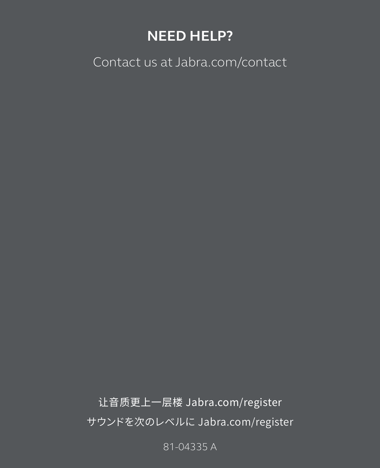 Jabra Move Wireless Quick Start Guide