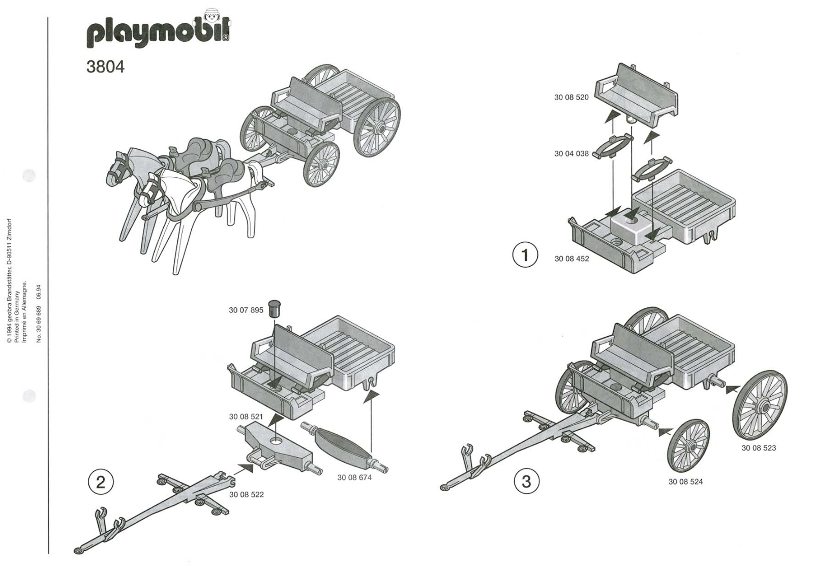 Playmobil 3804 Instructions