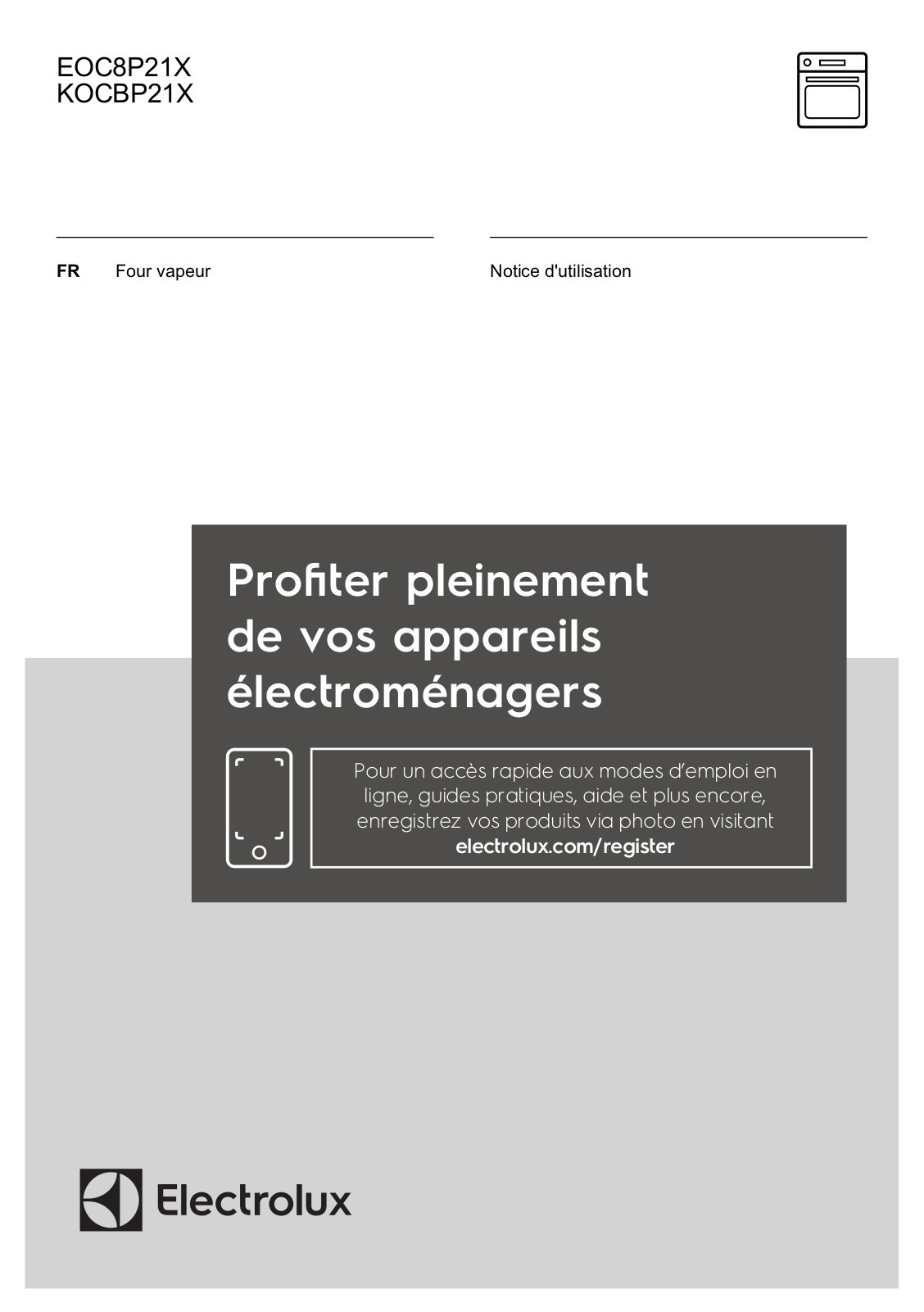 Electrolux KOCBP21X, EOC8P21X User Manual