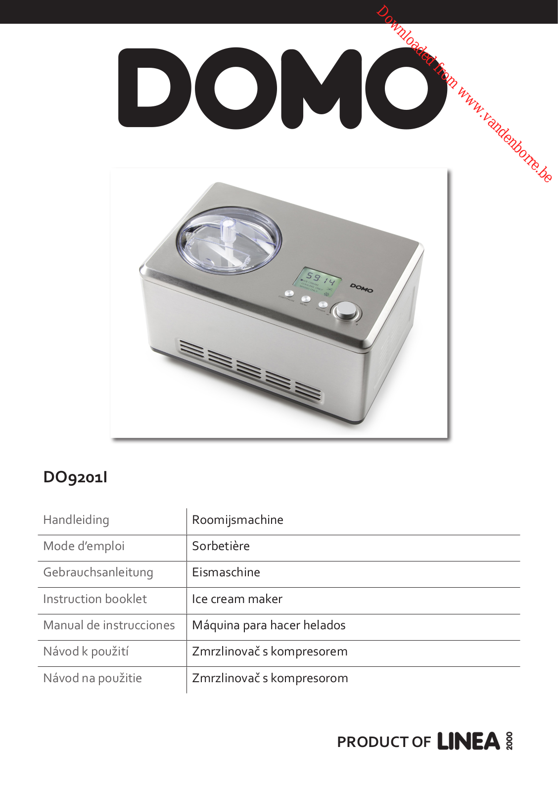 DOMO DO9207I User Manual