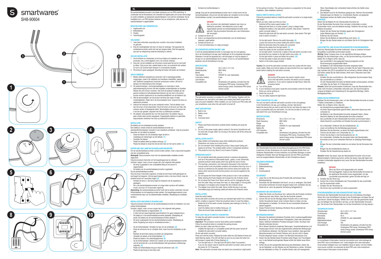 Smartwares SH8-99604 User guide