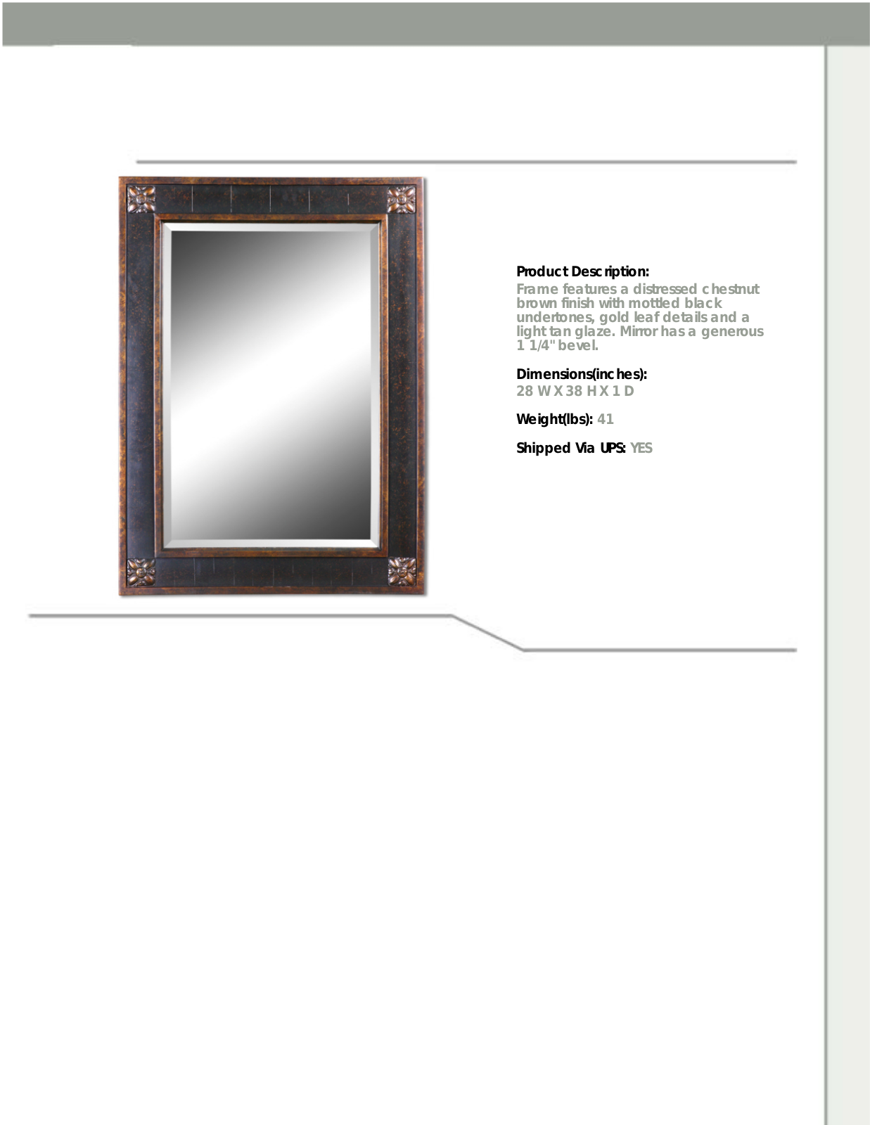 Fleur De Lis Living W003347456 Specifications - ManualMachine.com