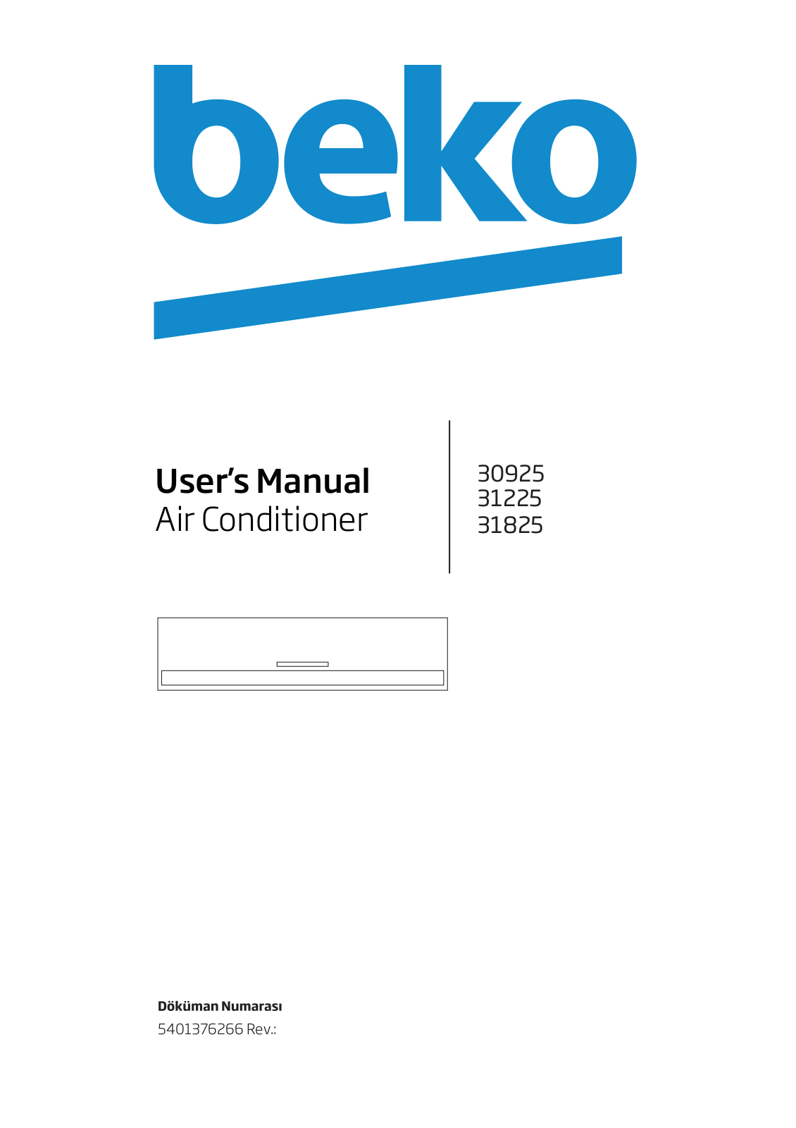 Beko 30925, 31225, 31825 User manual