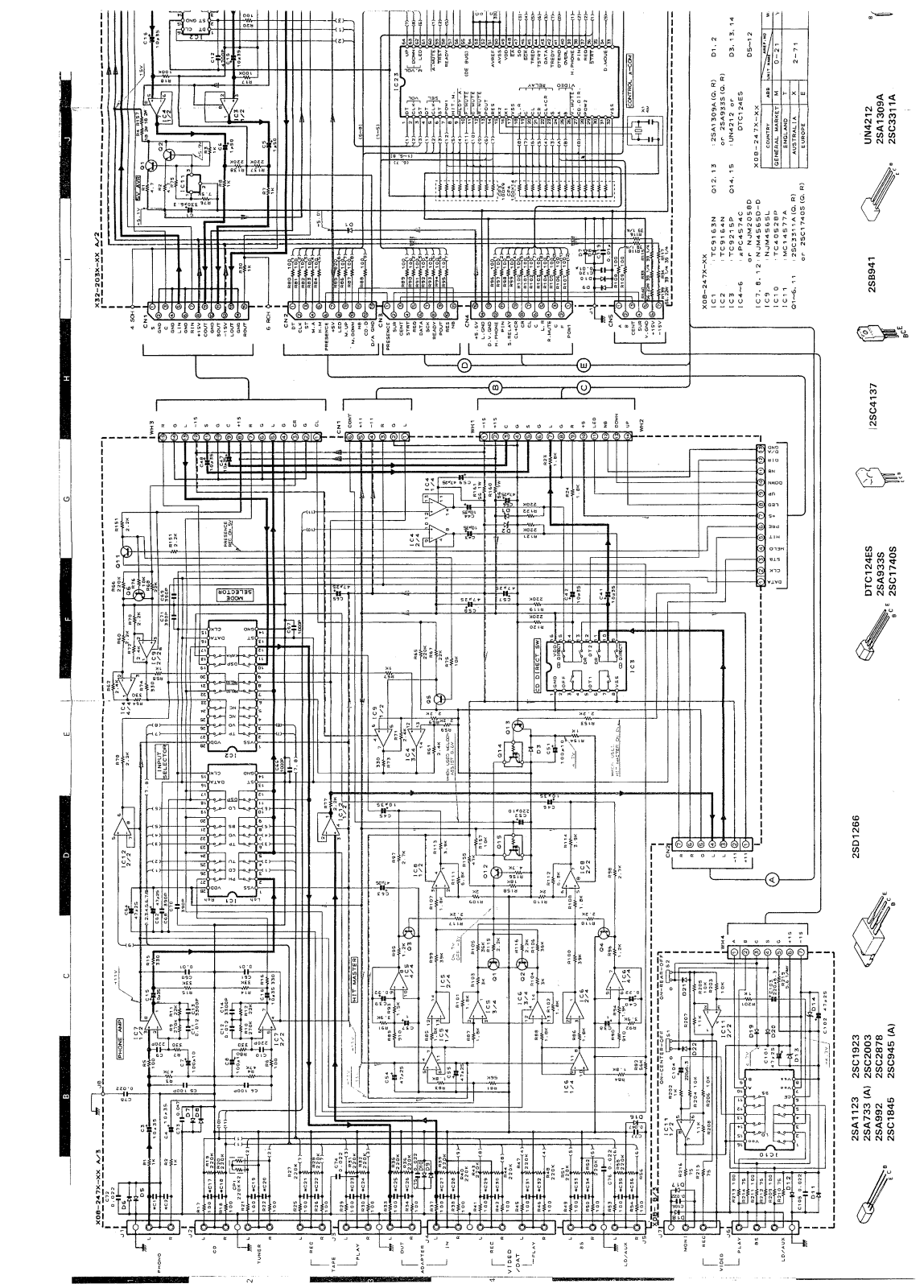 Kenwood A-85 Schematic