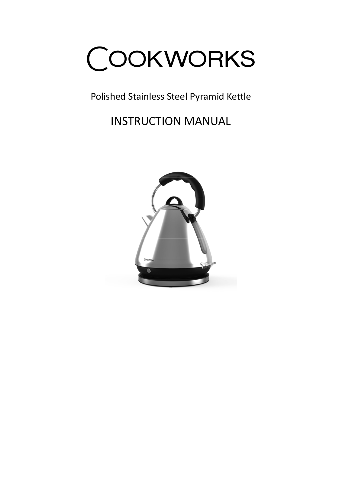 Cookworks WK8213NBHY Instruction manual