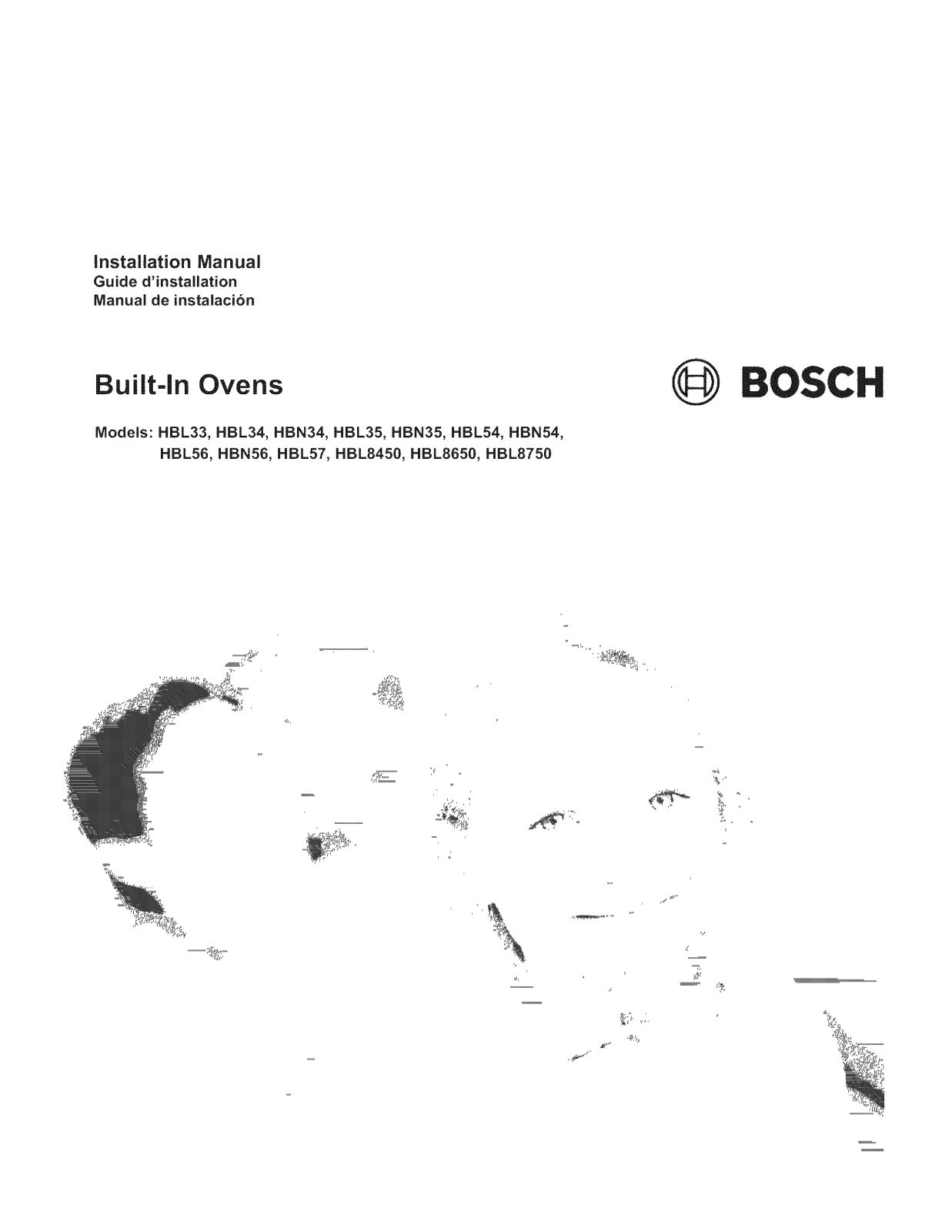 Bosch HBN5450UC/08, HBN5450UC/07, HBN3550UC/11, HBN3450UC/10, HBN3450UC/09 Installation Guide