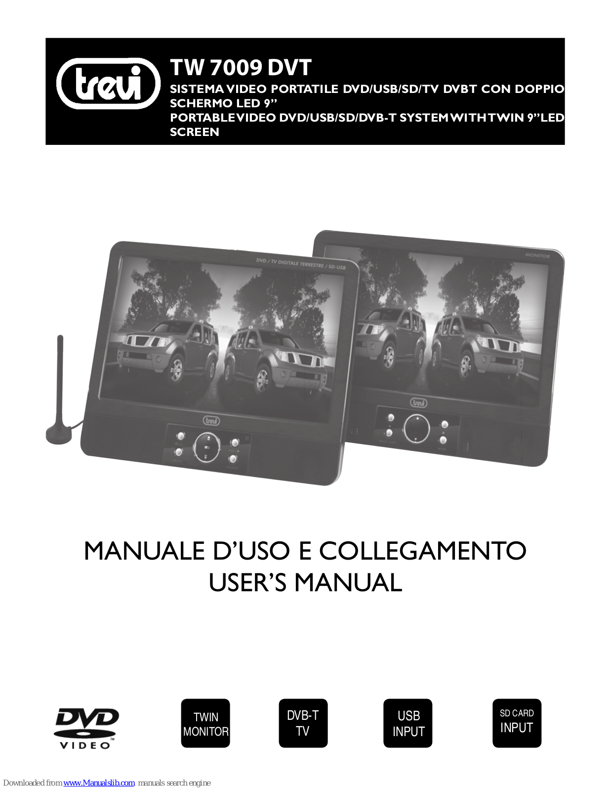 Trevi TW 7009 DVT User Manual - ManualMachine.com
