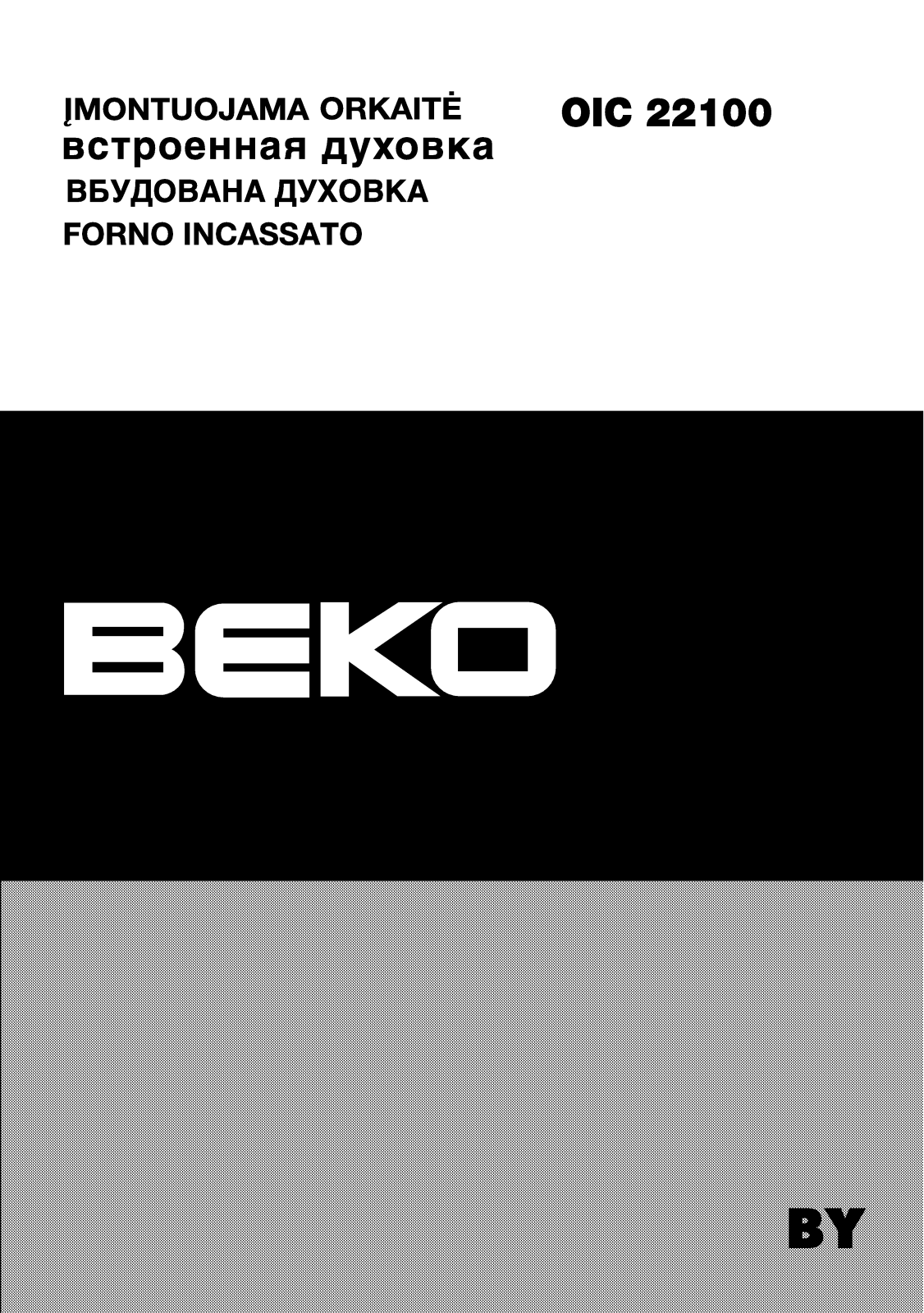 Beko OIC 22100 User Manual