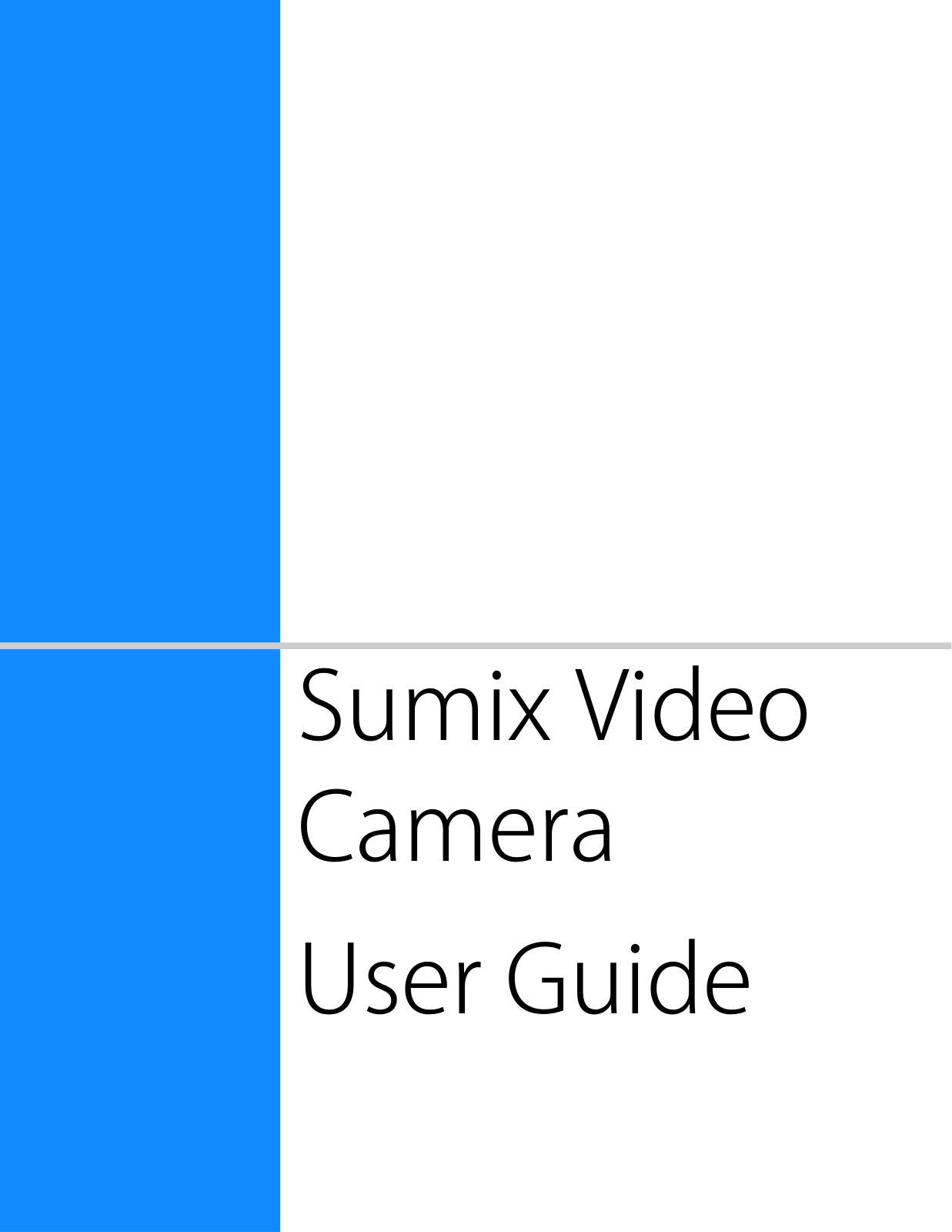 Sumix SMX-15M5x User Manual