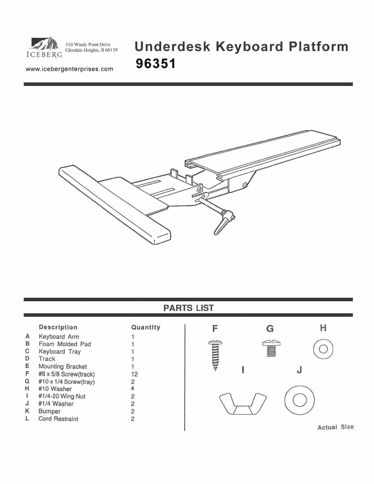 Iceberg 96351 User Manual