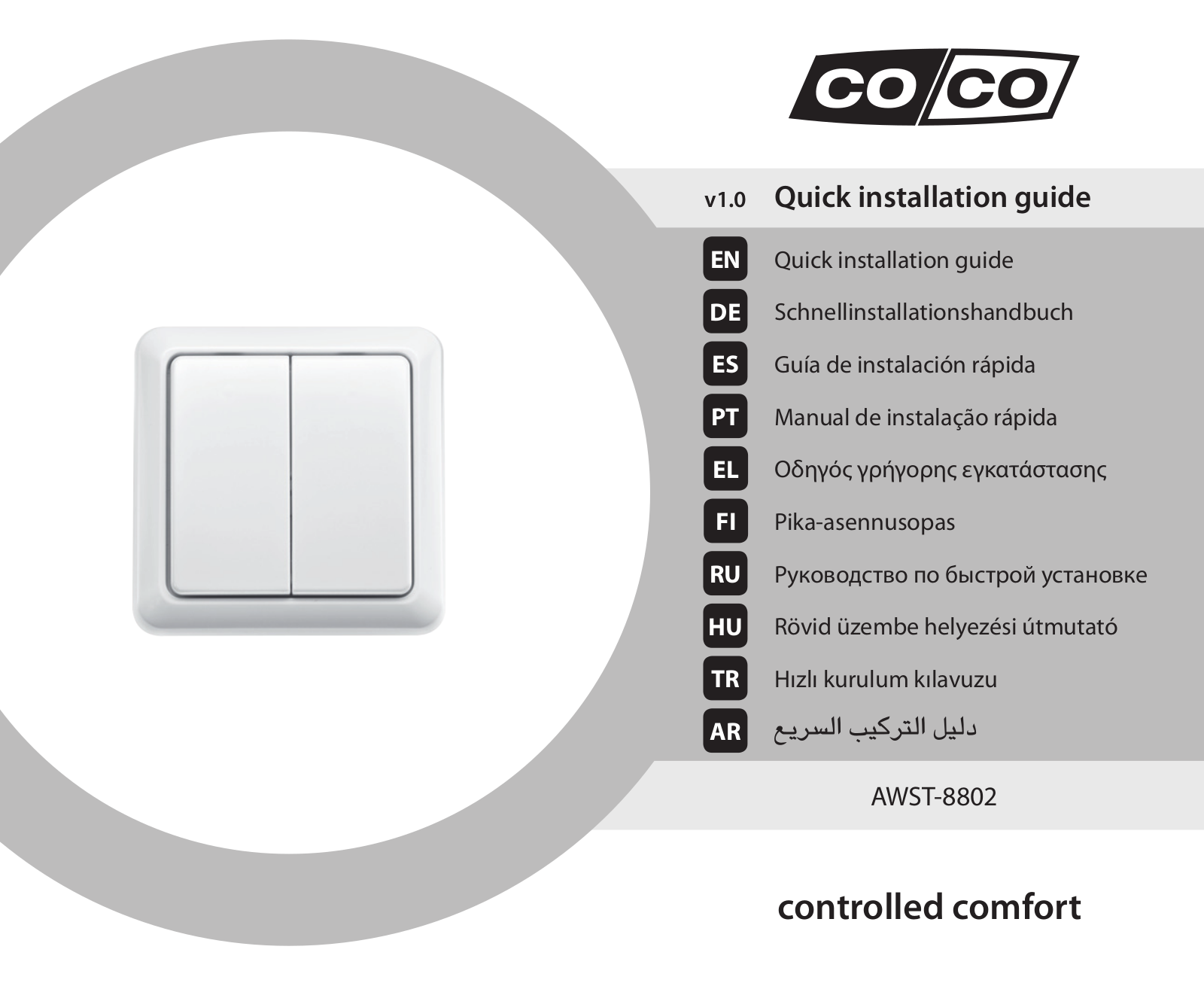 Coco AWST-8802 User Manual