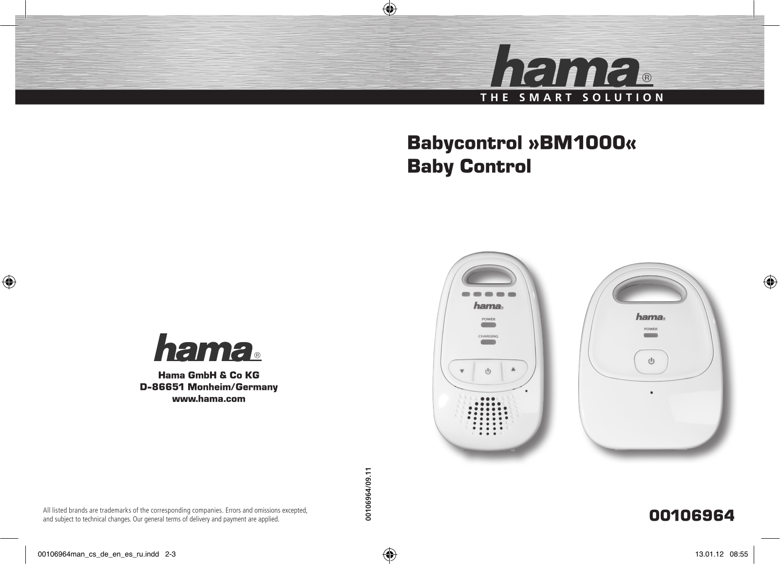 HAMA BM1000 User Manual