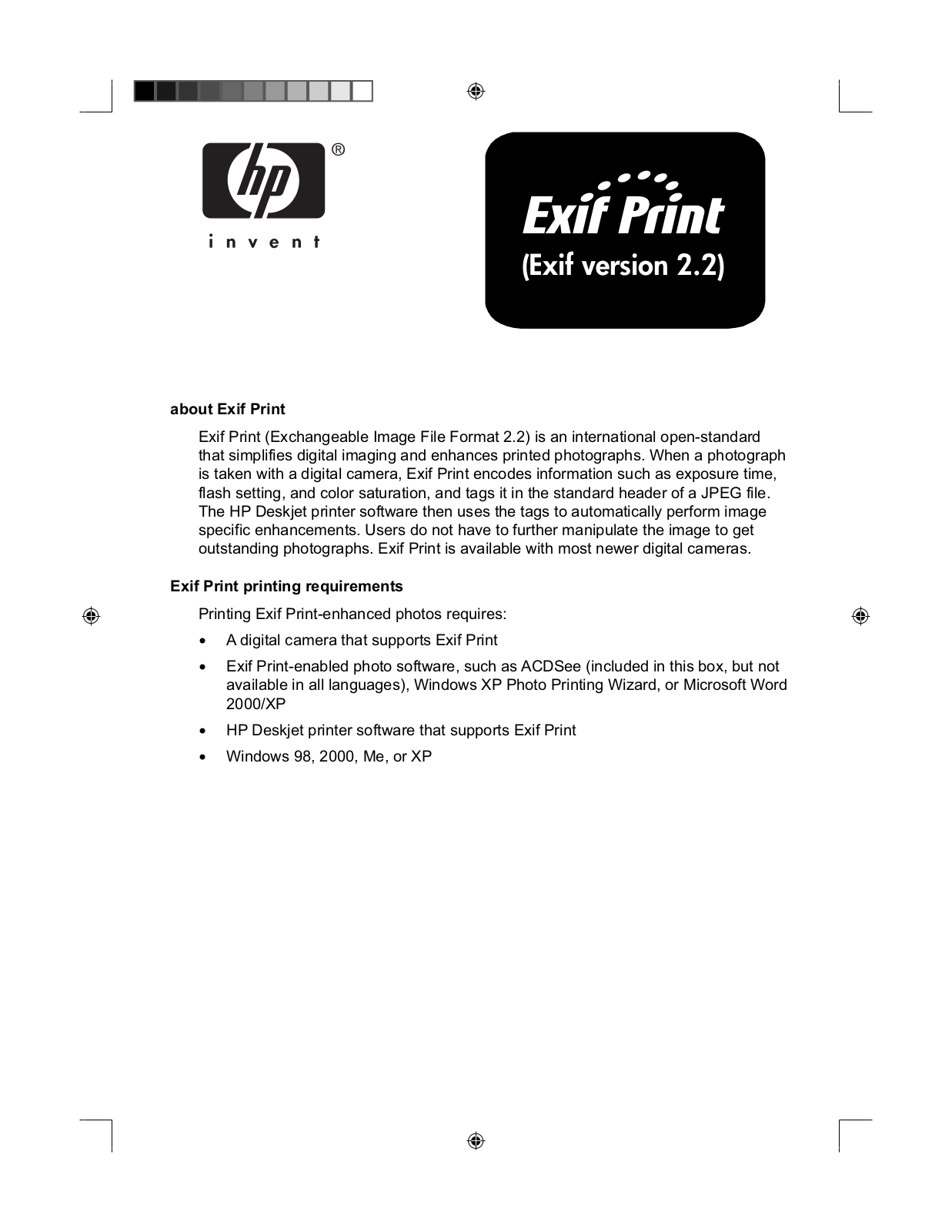 HP Deskjet 5550s Quick Reference Guide