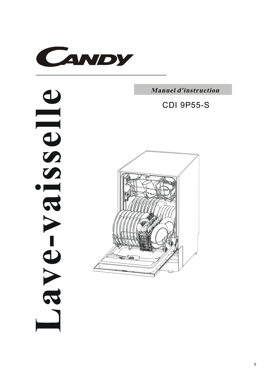 Candy CDI 9P55-S User Manual