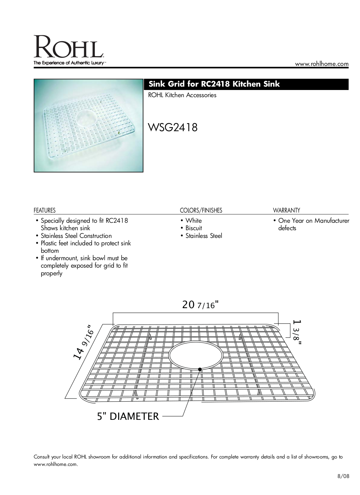 Shaws XRH1233 Specifications - ManualMachine.com