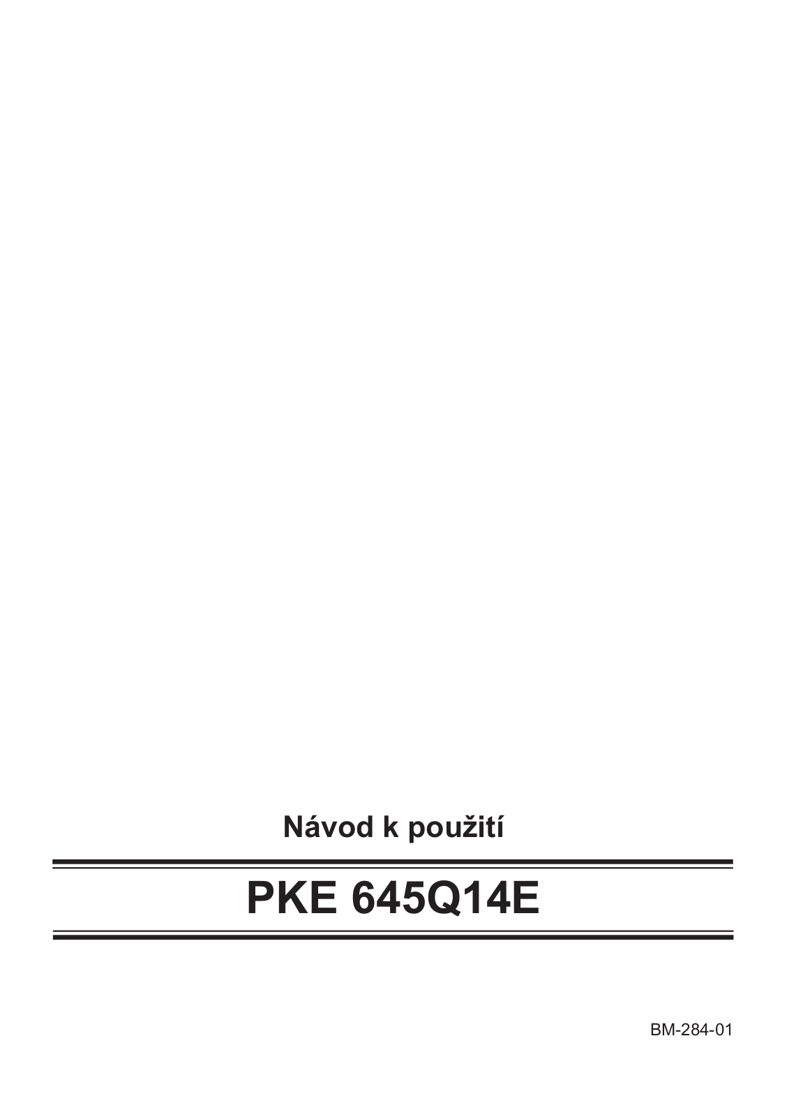 Bosch PKE645Q14E User Manual