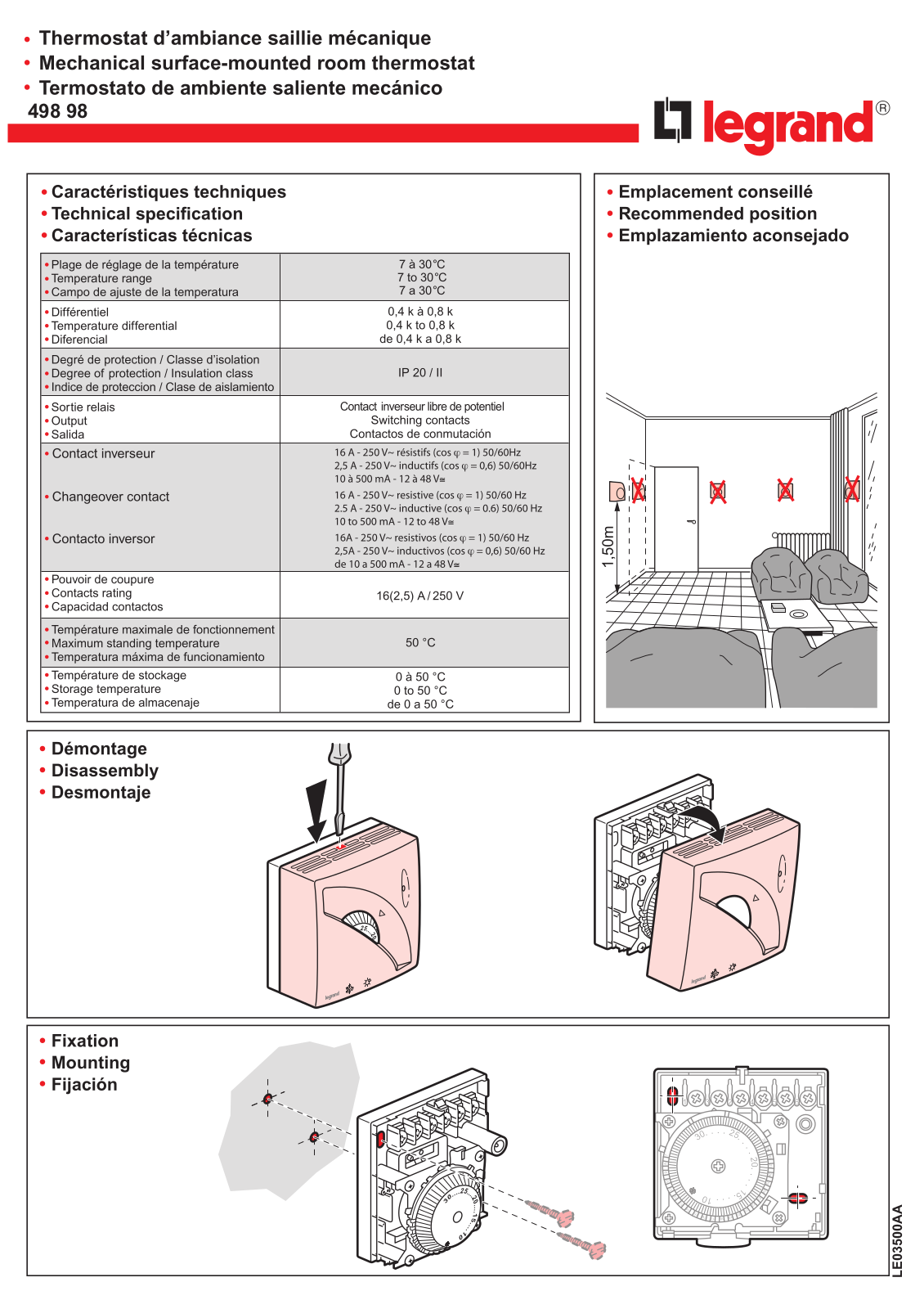 Legrand 049898 User guide - ManualMachine.com