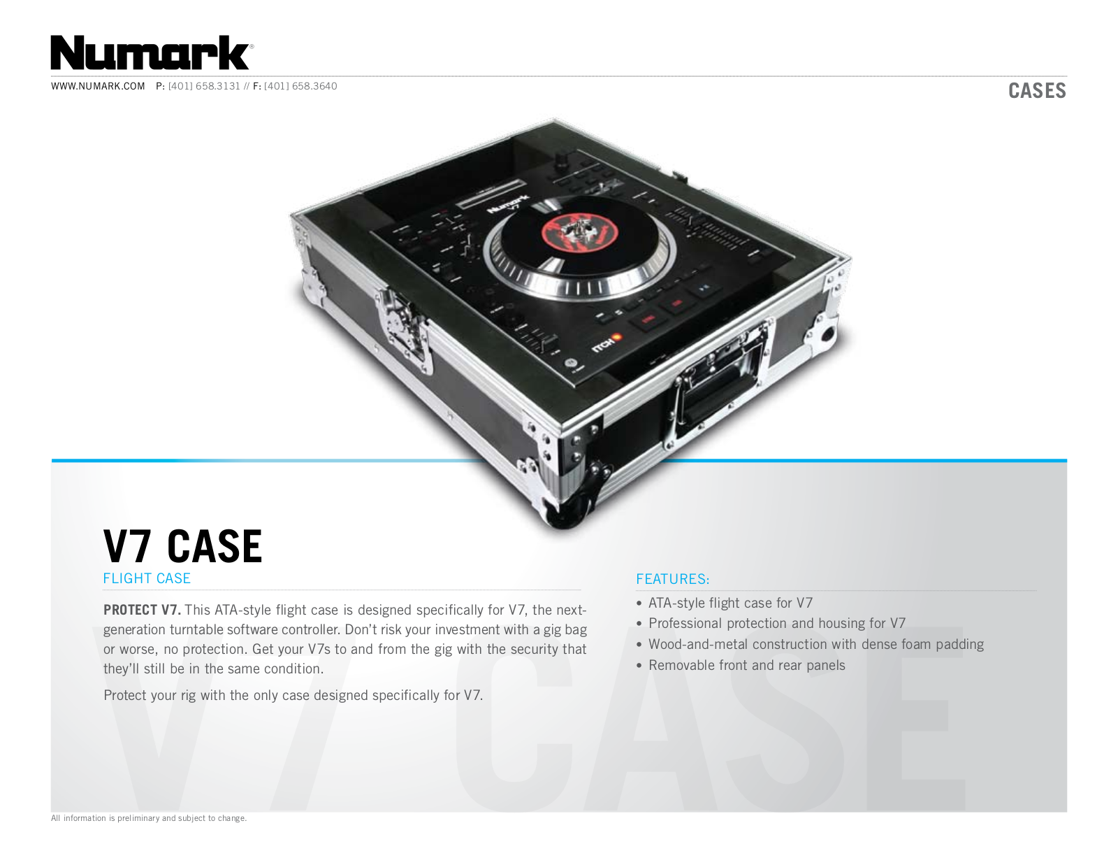 Numark Industries V7 User Manual