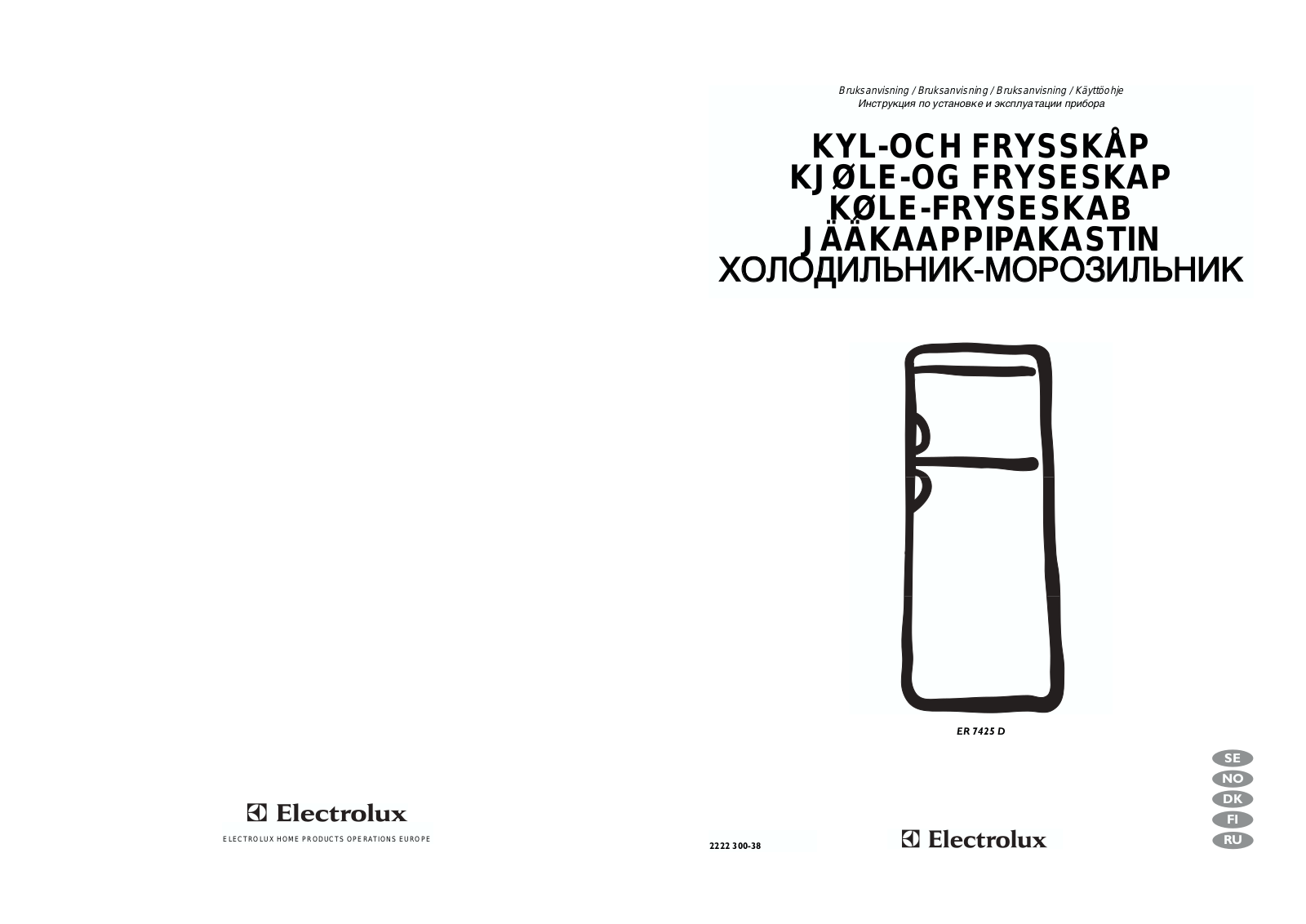 Electrolux ER7425 User Manual