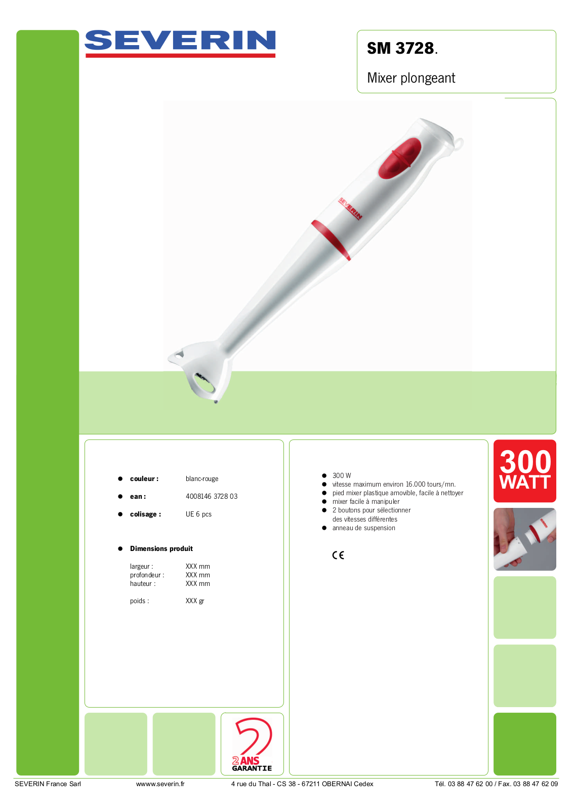 SEVERIN SM 3728 User Manual