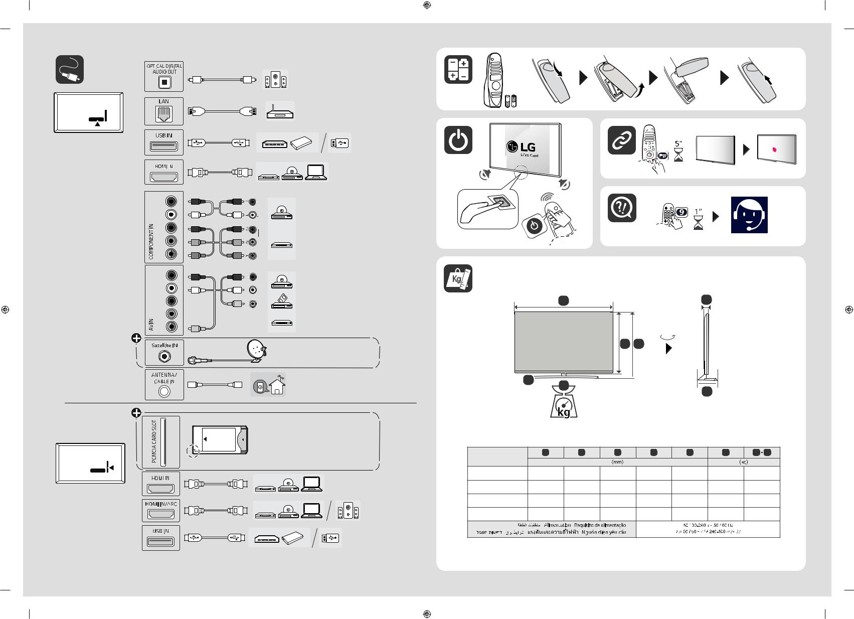 LG 43UM7400PTA, 65UM7400PTA, 55UM7400PTA User manual